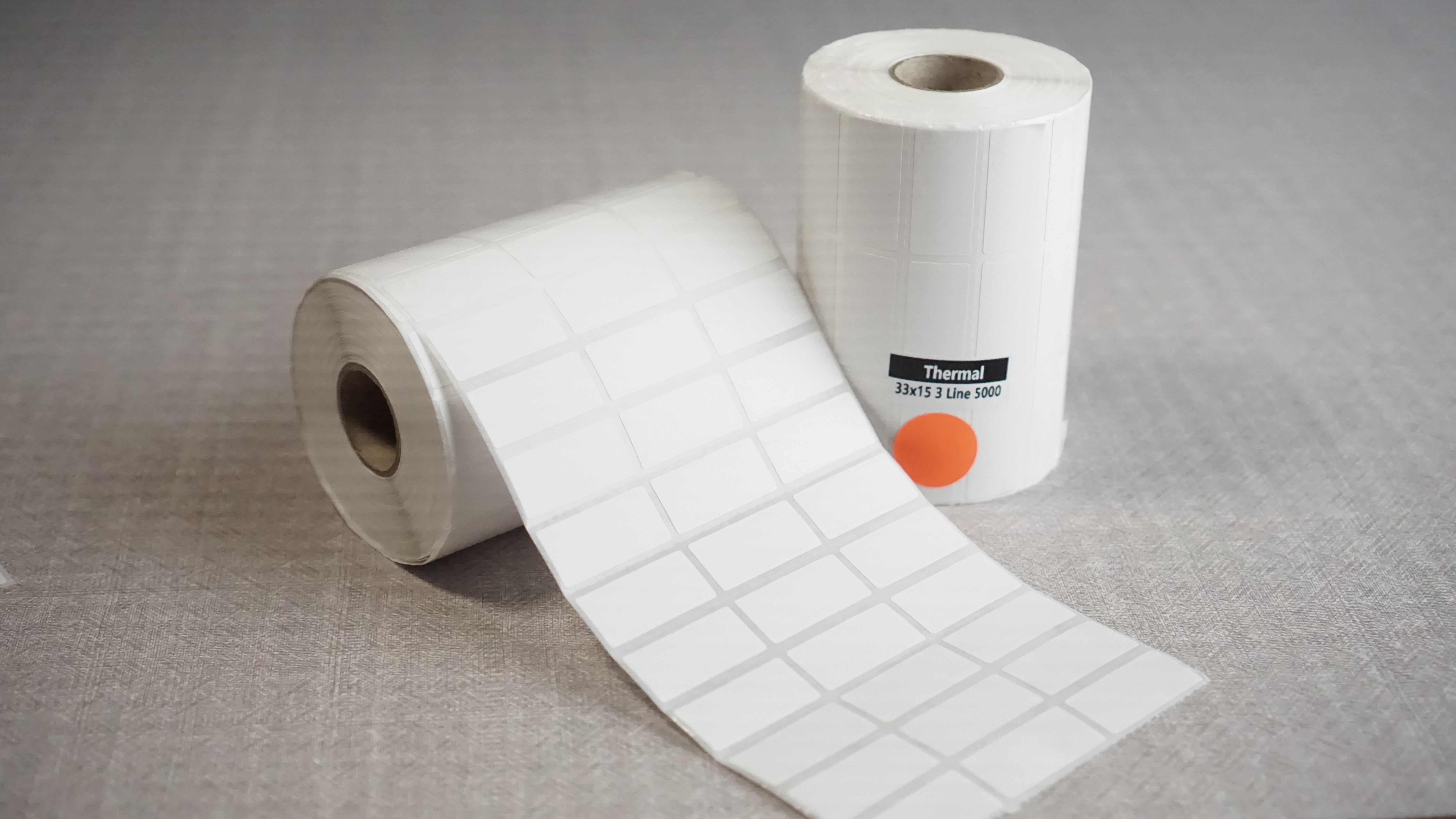 Label Direct Thermal 33x15 3 Line isi 5.000 Core 1 inch (Tanpa Pakai Ribbon)