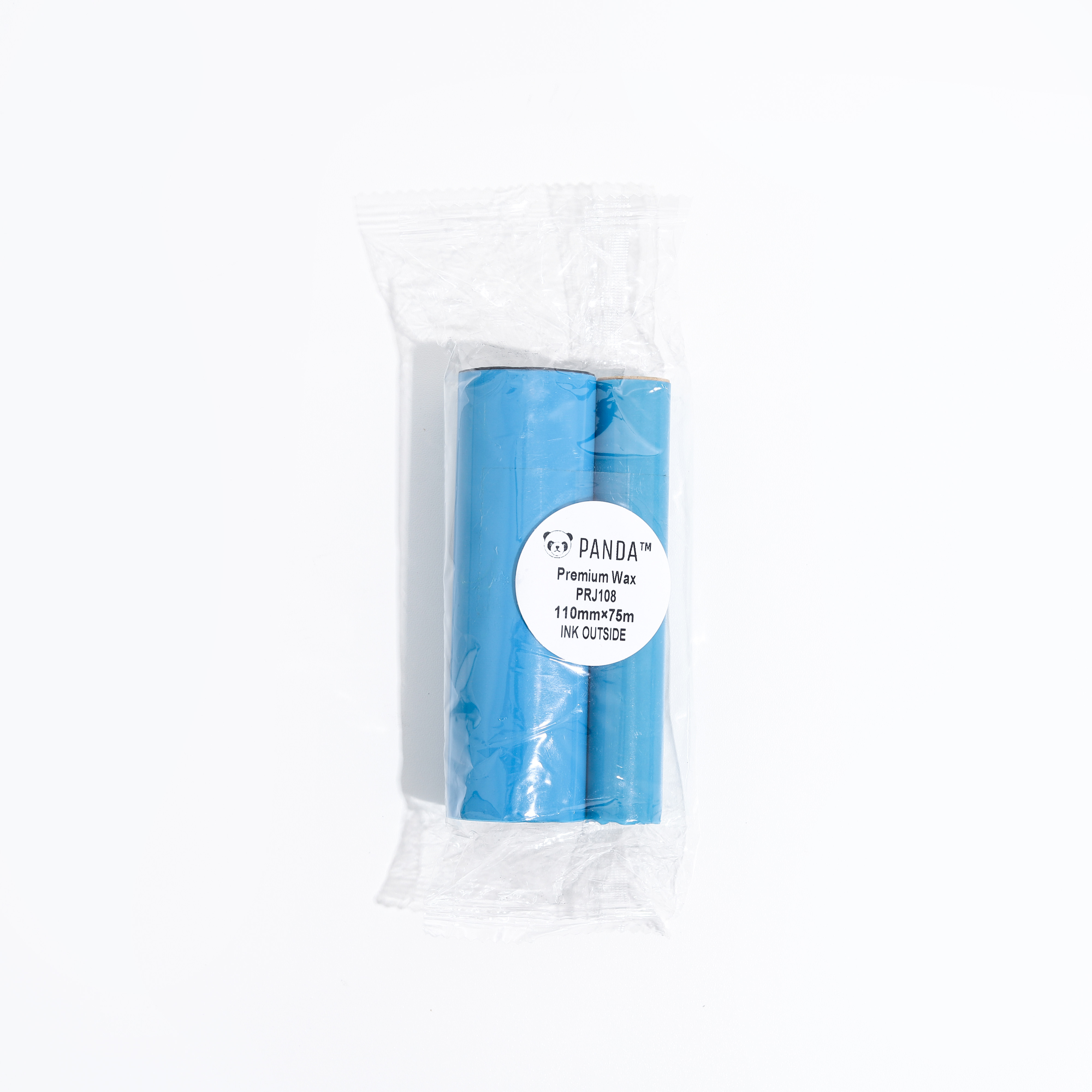 110mmX75m BARCODE RIBBON WAX (Face Out) PANDA Thermal Transfer Ribbon