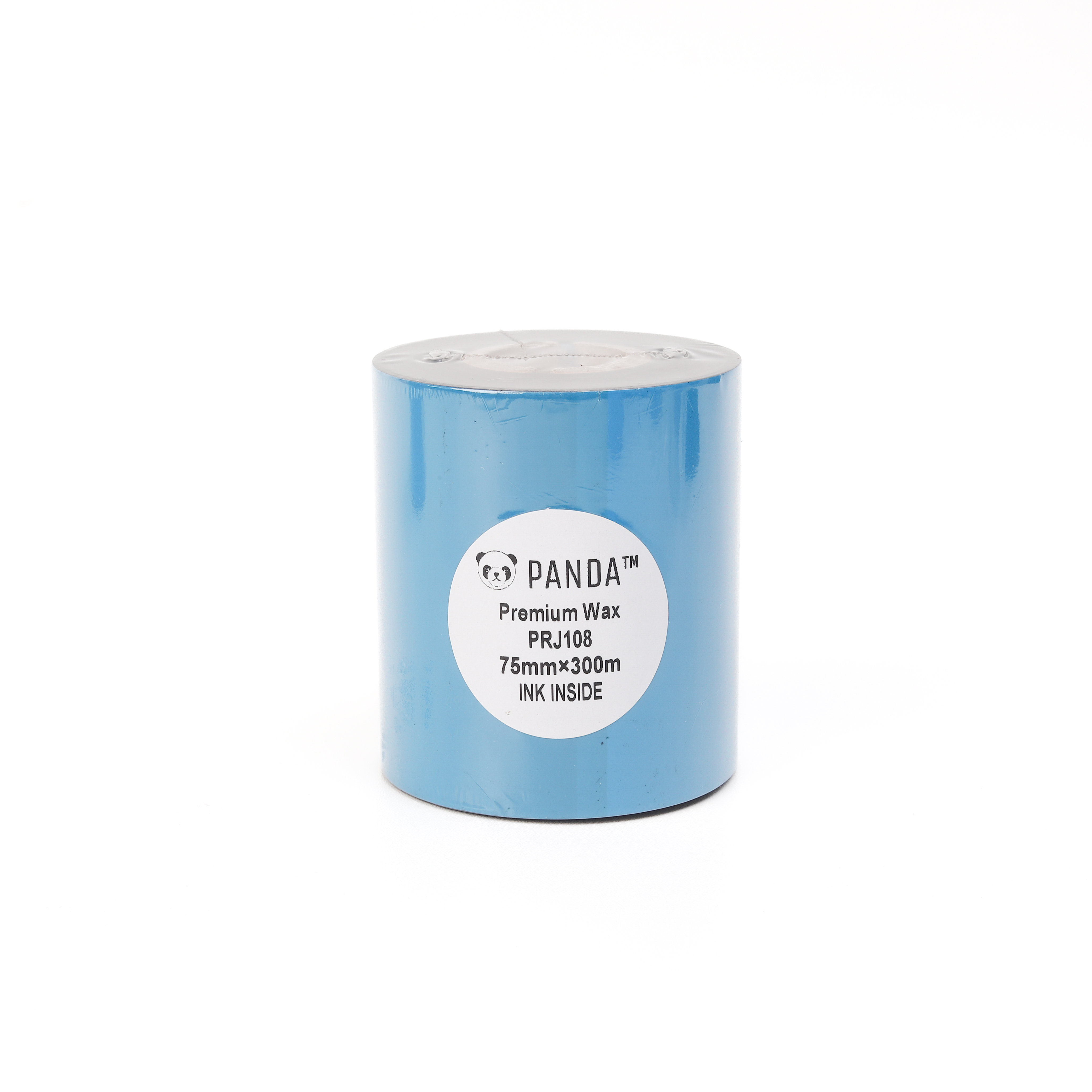 75mmX300m BARCODE RIBBON WAX (Face In) PANDA Thermal Transfer Ribbon