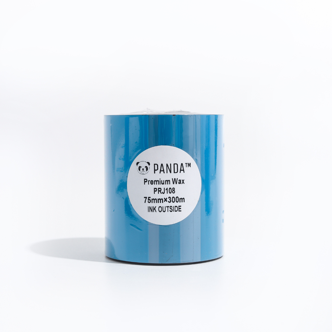 Panda PRJ - 75mmX300m Ribbon Wax Face Out